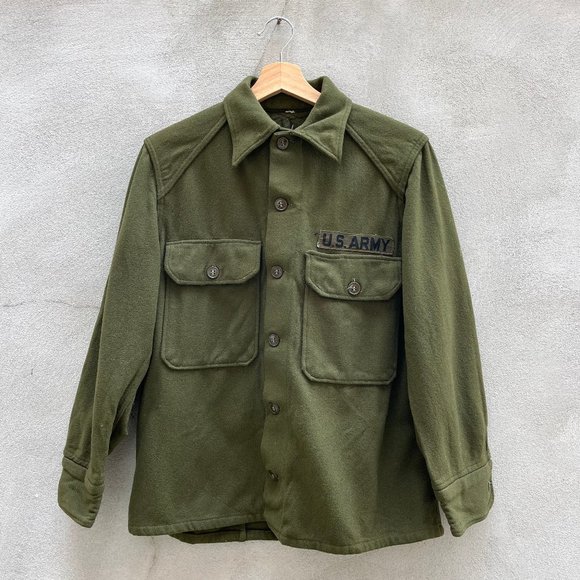 Vintage America Other - 50’s Military Wool Button Down